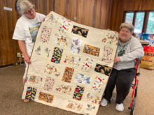 The Quilters: Pat - Horses and Cowgirl Quilt